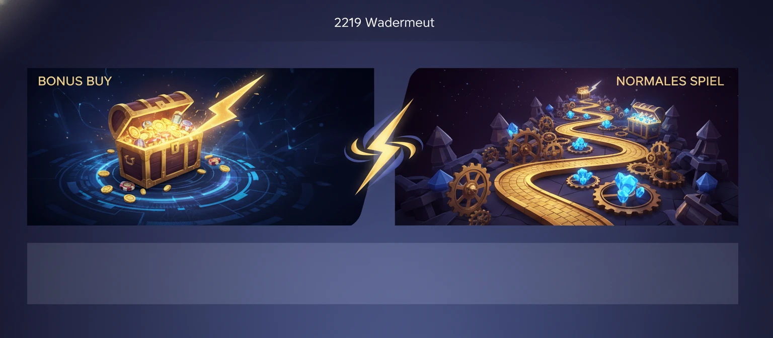 Vergleich zwischen Bonus Buy und normalem Spiel